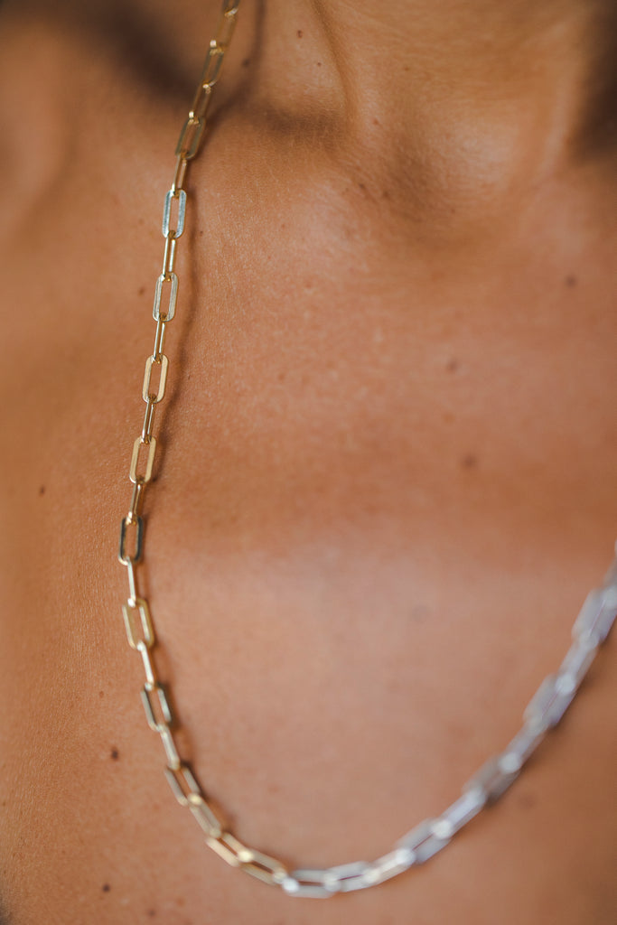 Tie Necklace-transformer bicolor image 6